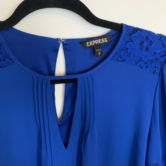 💙 EXPRESS 💙 Blue Dress - Picture 2 of 5
